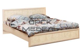 Кровать двуспальная 06.259 Волжанка с настилом (1400)